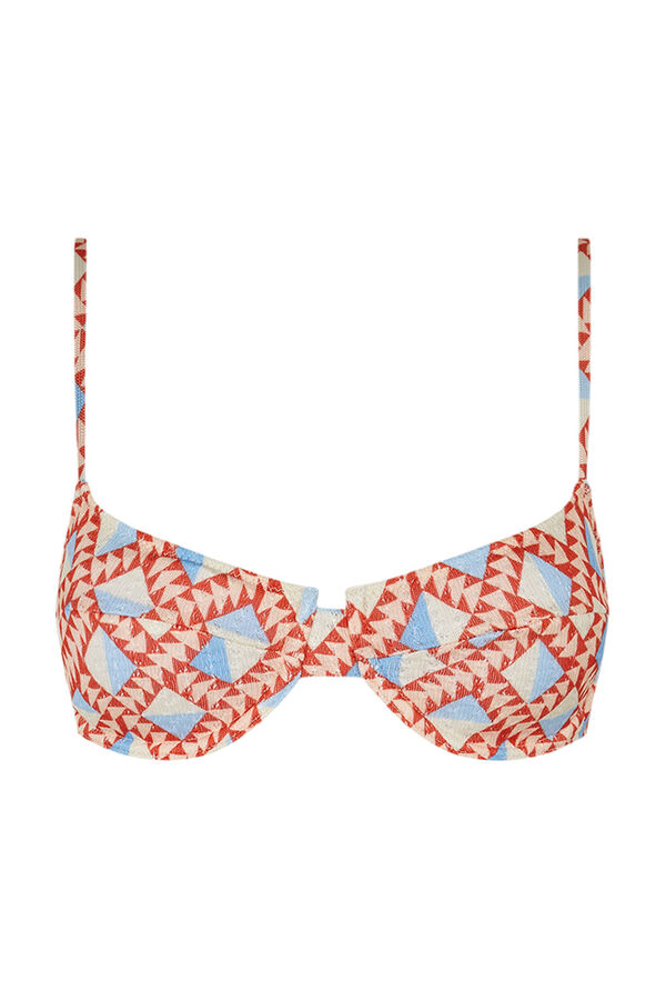 Womensecret Mohawk balconette bikini top mit Print