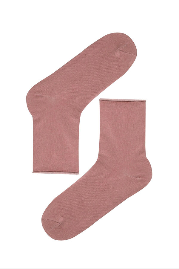 Womensecret Pack de quatro pares de meias rosa