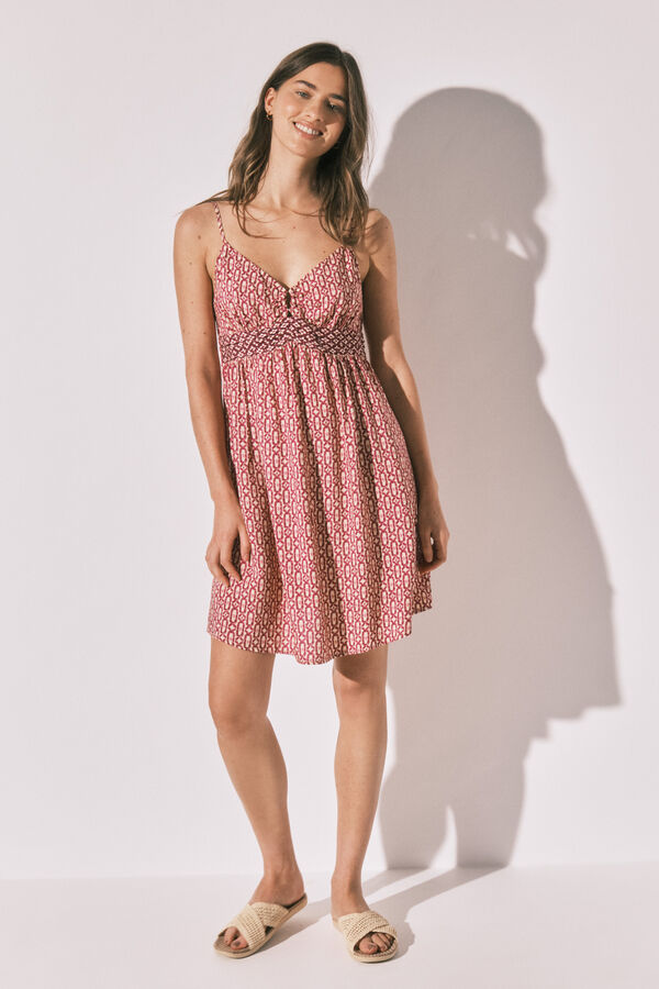 Women'secret Short strap dress printed