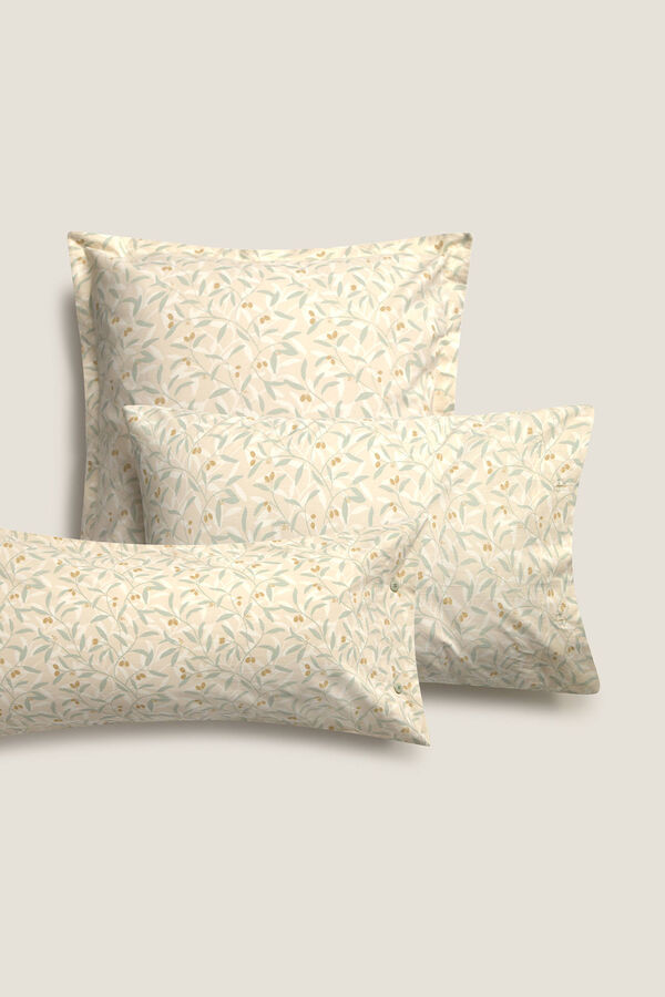 Textura Wendbar H&uuml;lle mit Aufdruck Wei&szlig;