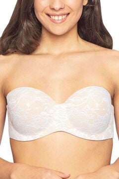 Womensecret Spi strapless adhesive bra white