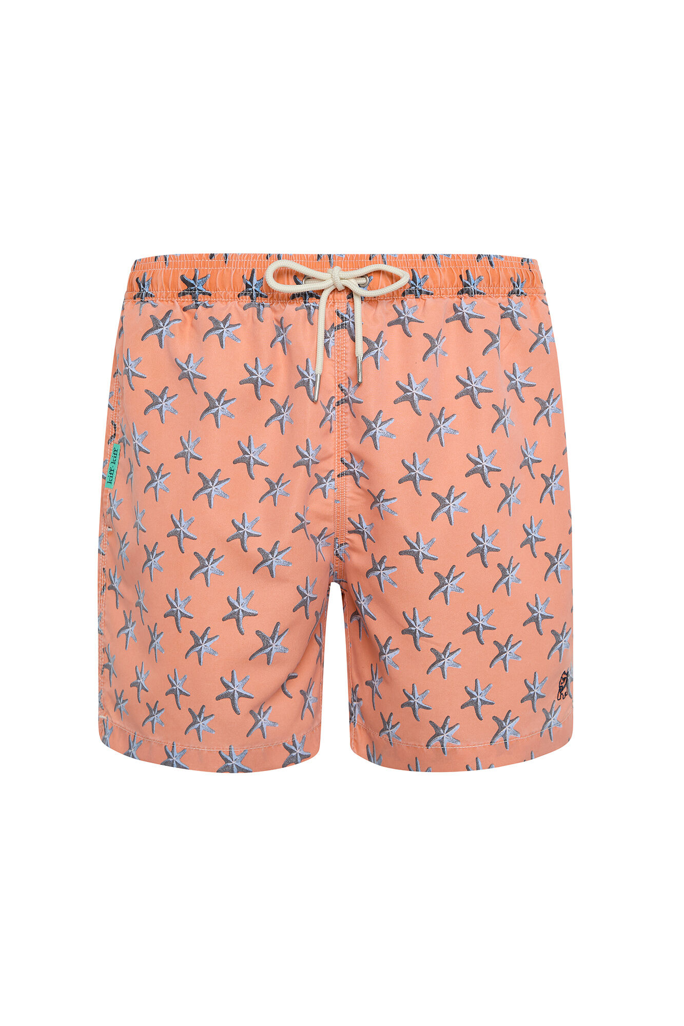 Kiff-Kiff Ba&ntilde;ador bermuda naranja estrella