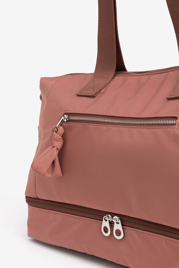 Vilanova Sac de week-end matelass&eacute; en nylon rouge
