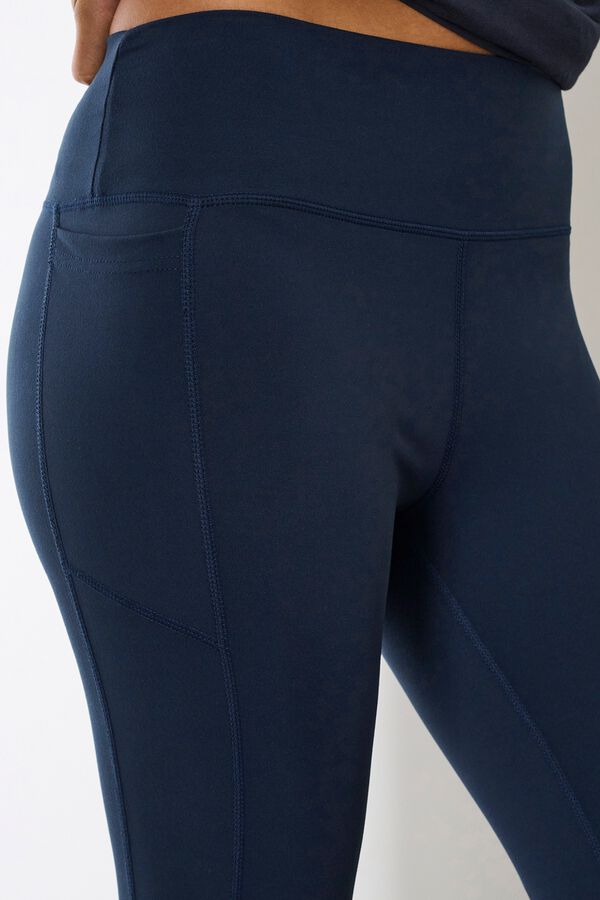 Only Play High-waisted and side pocket leggings blue