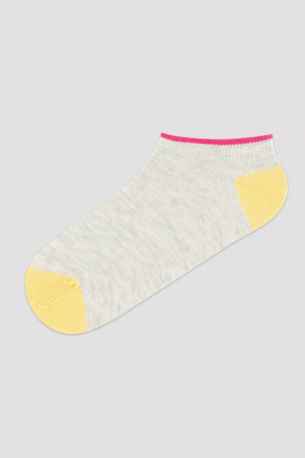 Penti Pack de cinco calcetines tobilleros coloridos estampado