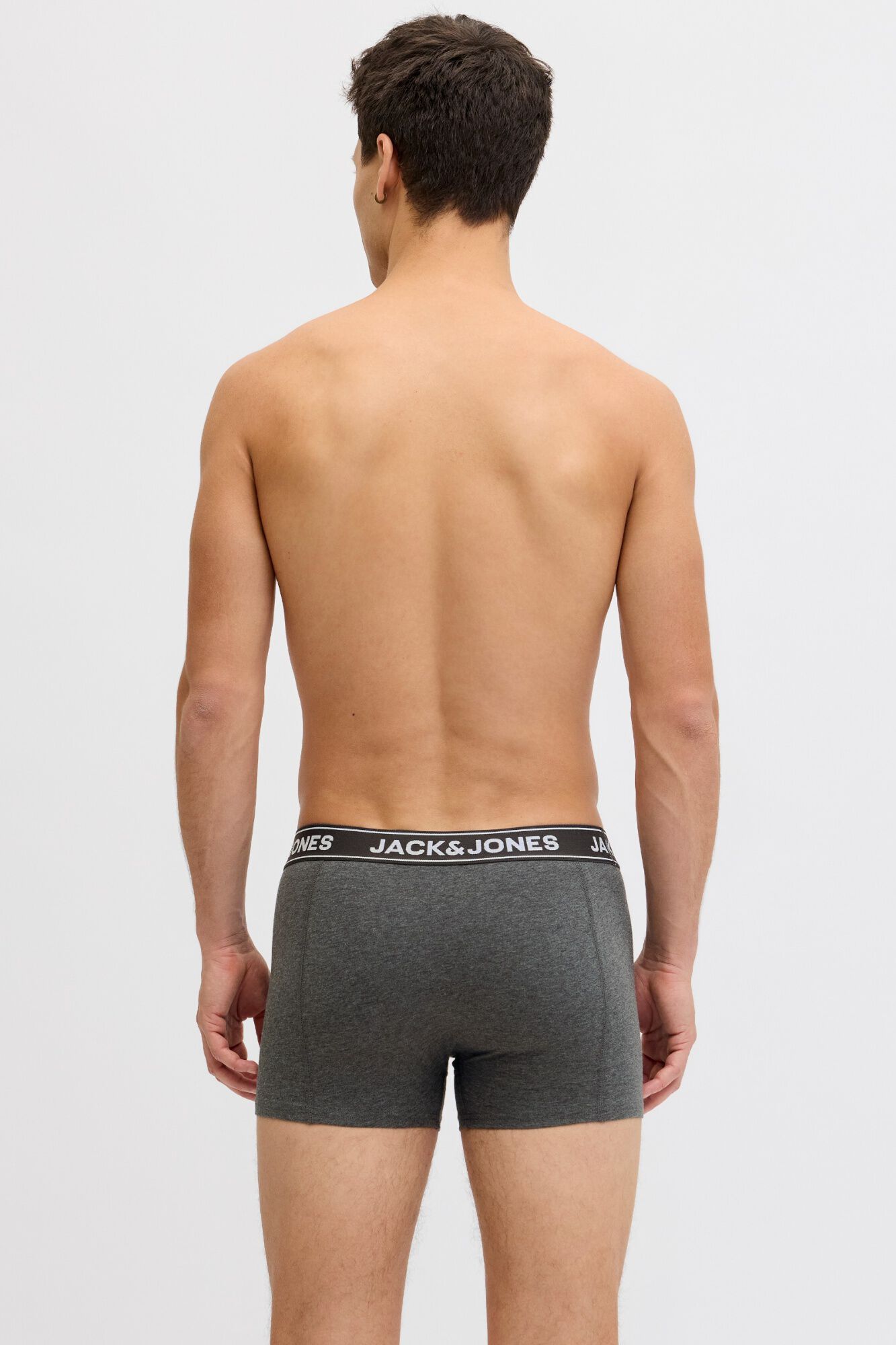Jack & Jones Boxer em algod&atilde;o pack de 3
