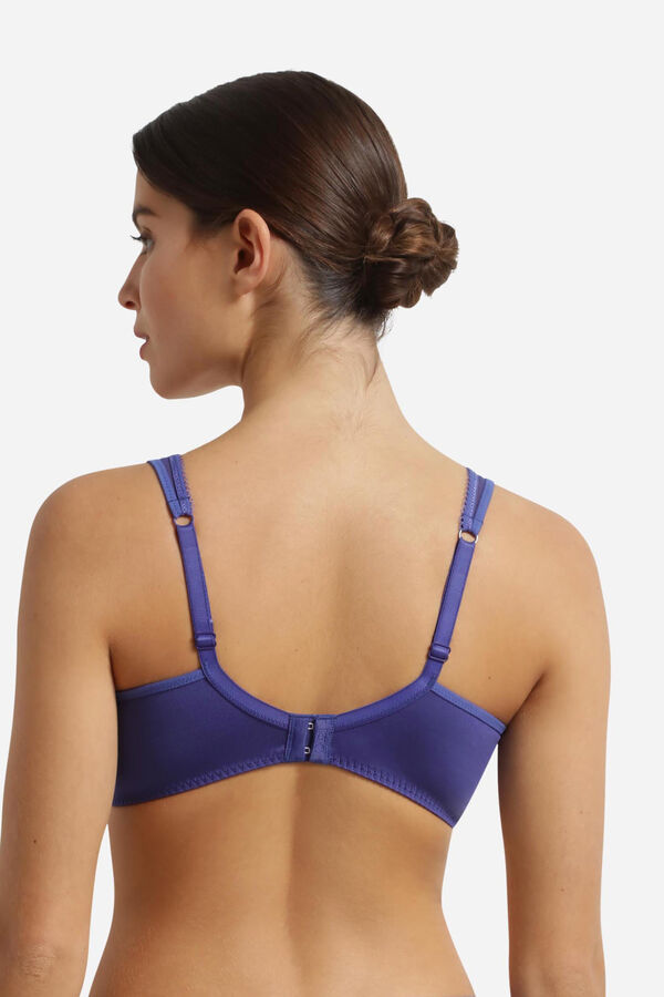 DIM Lace underwired full cup bra blue