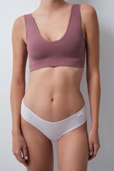 Women'secret Braga brasile&ntilde;a algod&oacute;n canal&eacute; rosa pink
