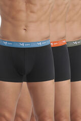 DIM Pacote com 3 boxers de algod&atilde;o estampado
