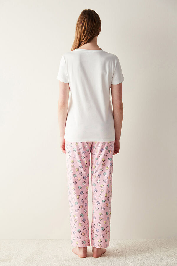 Penti Macaron Pink Pants Pajama Set pink