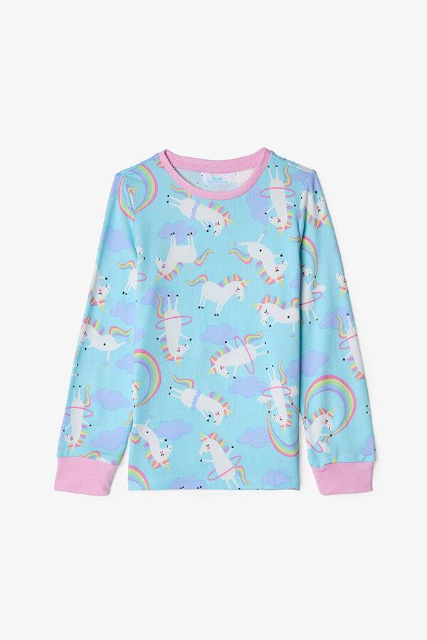 Penti Conjunto de pijama con estampado Unicorn para ni&ntilde;a azul