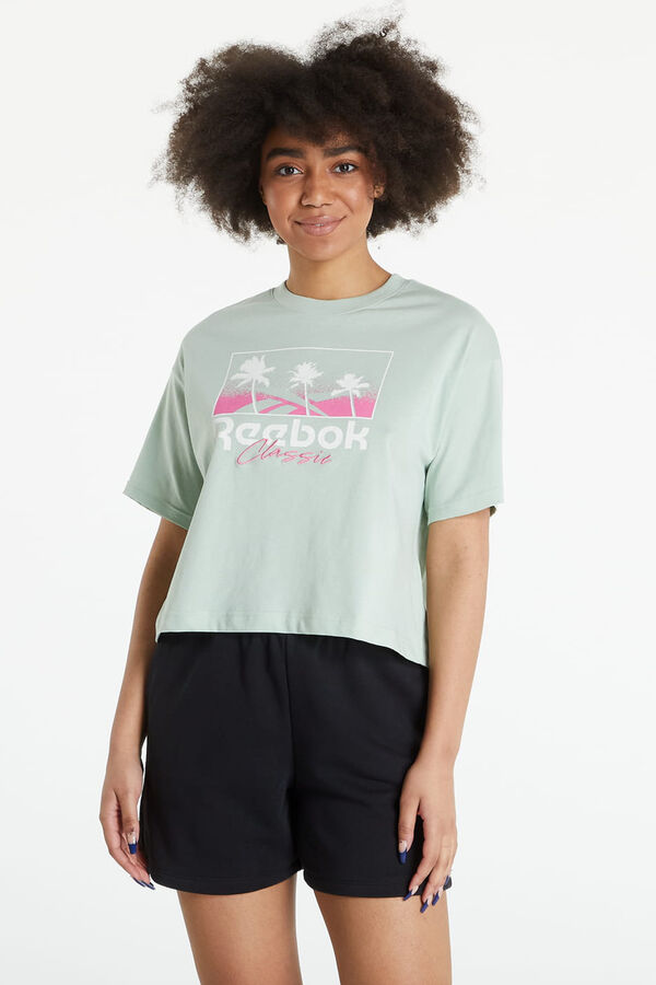 Womensecret Camiseta GRAPHIC TEE verde