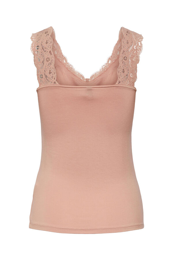 Pieces Top lencero tirantes rosa