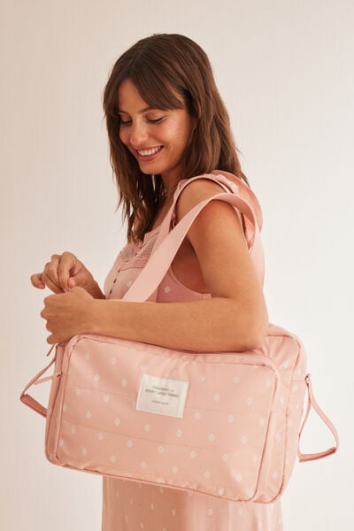 Womensecret Pink Maternity bag with pockets grey