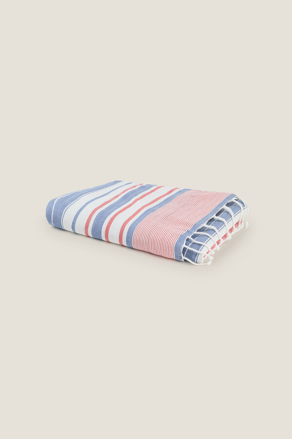 Womensecret Fabric and terrycloth beach towel Plava