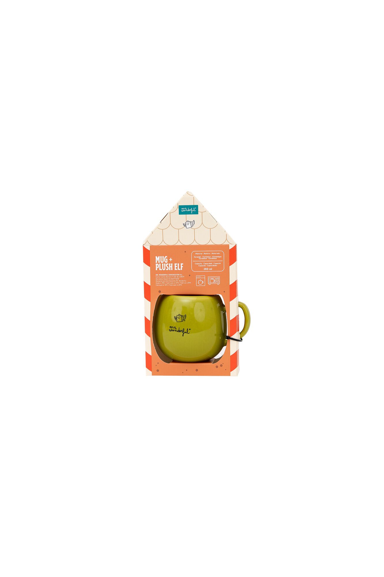 Mr. Wonderful Set Taza + Peluche Elfo