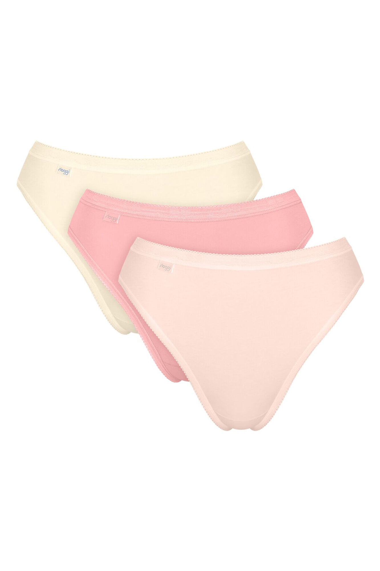 Sloggi Pack 3 bragas altas invisibles