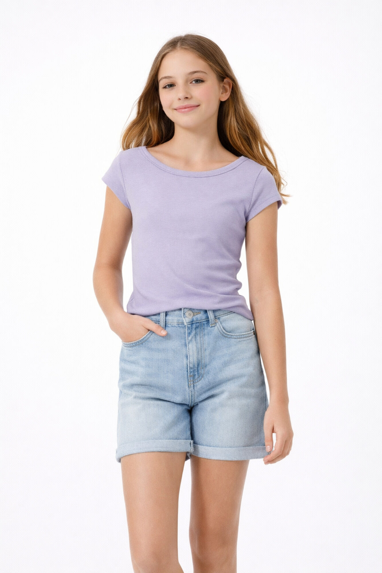 Lmtd Camiseta manga corta canal&eacute; el&aacute;stico