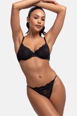 Dorina Pack de 2 tangas encaje negro