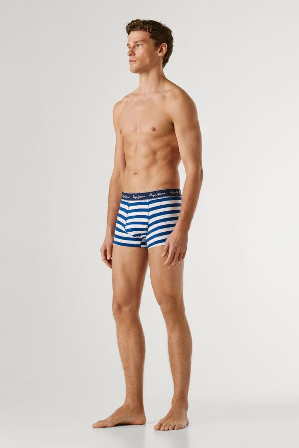 Pepe Jeans Pack 3 boxer liso y rayas verde