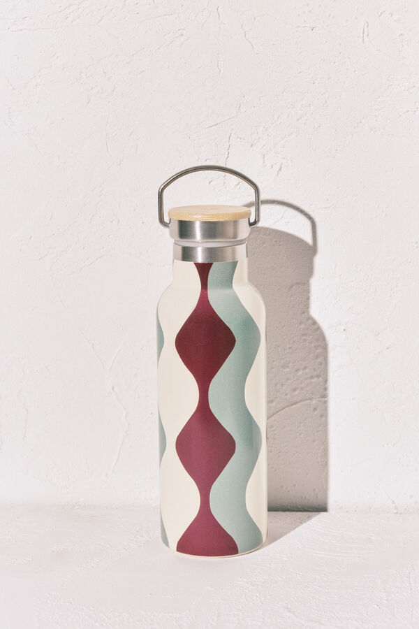 Women'secret Stainless steel wave bottle printed