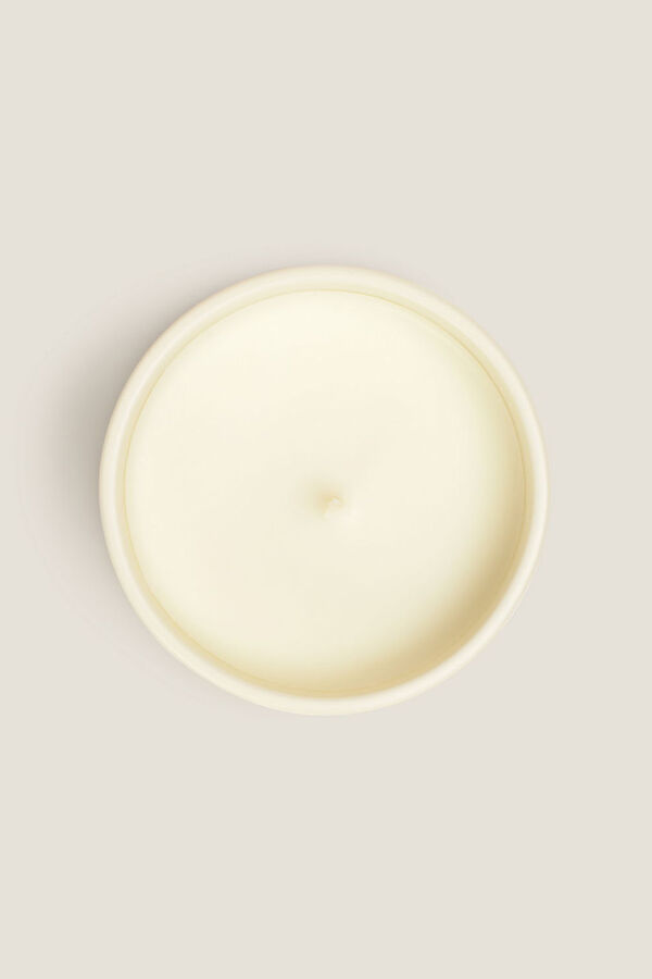 Textura Vela perfumada afrutada beige