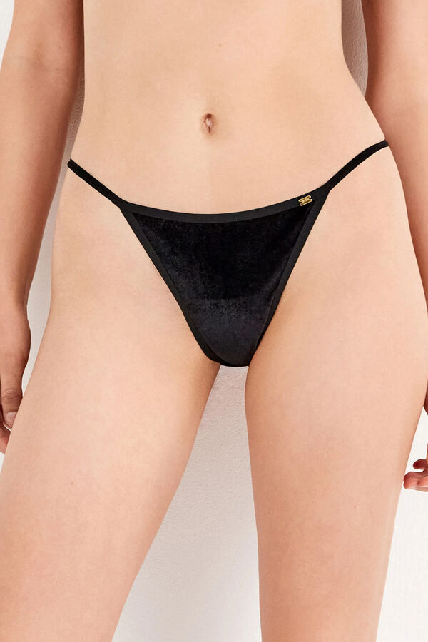 Gisela Bársony brazil fazonú női alsó fekete
