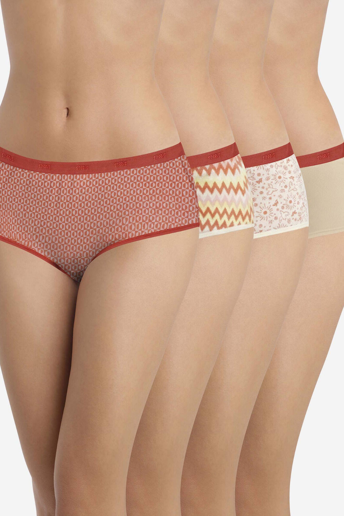 DIM Pack 4 culottes estampados
