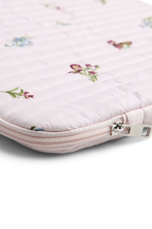 Pieces Printed laptop case pink