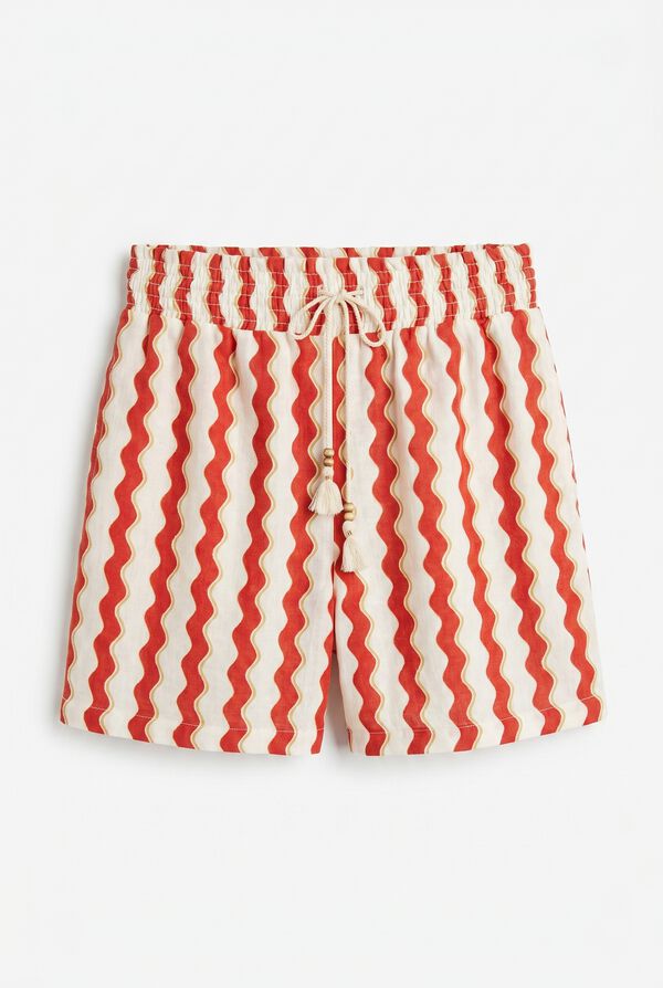Women'secret Red printed short brown
