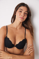 Womensecret BEAUTIFUL Soutien-gorge classique rembourrage dentelle noir noir