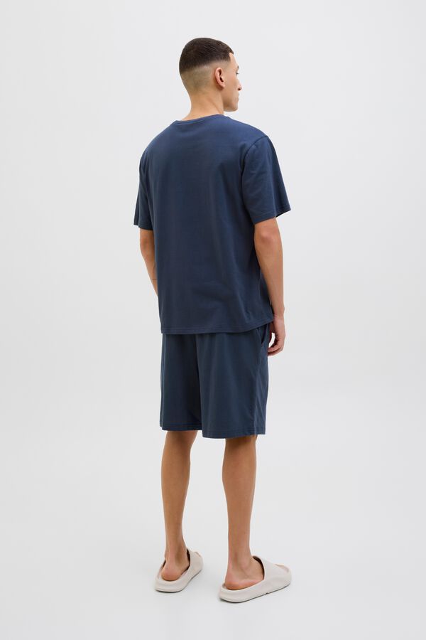 Jack & Jones Conjunto pijama corto azul