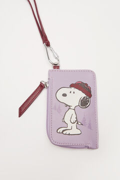 Womensecret Snoopy strap card holder pink