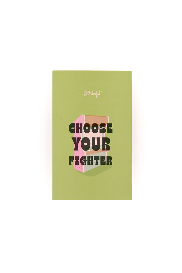 Mr. Wonderful Libreta tipo bloc - Choose your fighter estampado