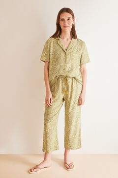 Womensecret Green ethnic capri classic pyjamas green