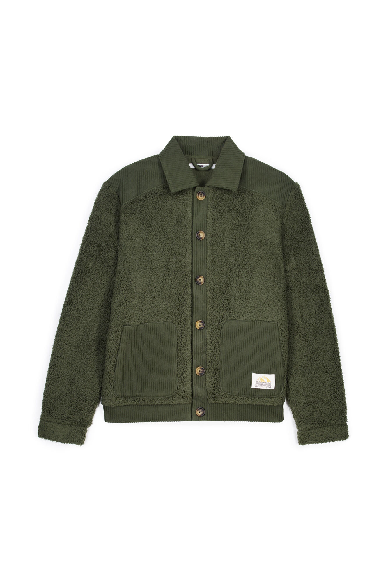 Women'secret Bata borreguito verde caqui