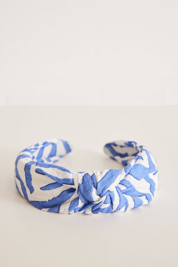 Womensecret Blue print hair headband blue