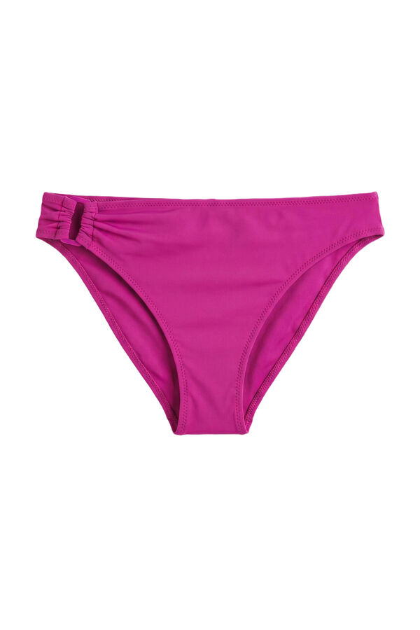Women'secret Magenta classic high-rise bikini bottoms pink