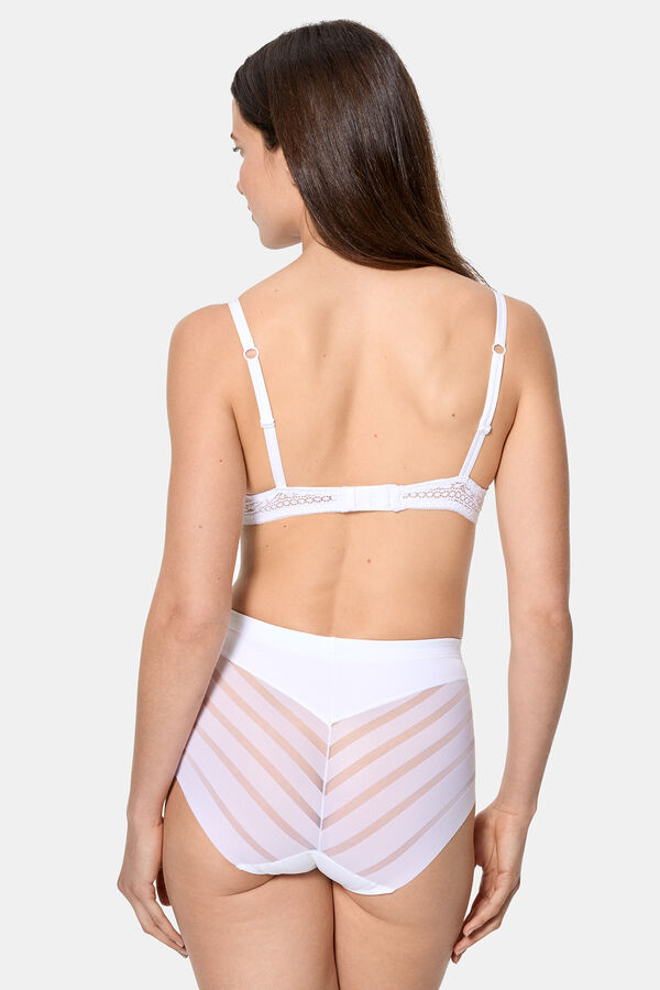 DIM Diams Control minimiser panty blanc