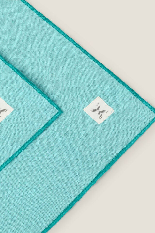 Womensecret Set of 2 plain napkins bleu