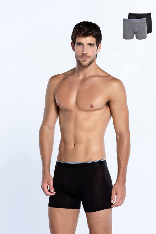 Punto Blanco Pack de 2 cuecas de algod&atilde;o estampado