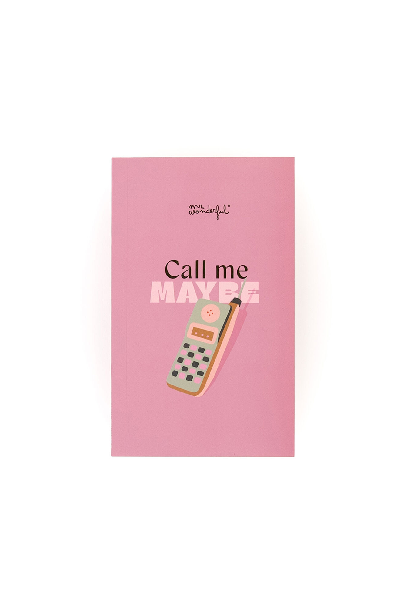 Mr. Wonderful Libreta tipo bloc - Call me maybe