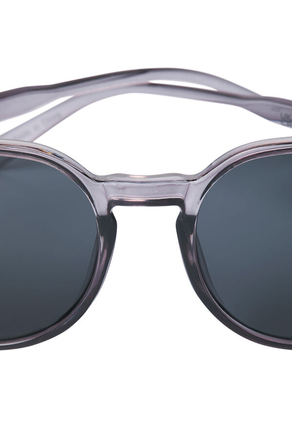 Jack & Jones Lunettes de soleil rondes classiques grises gris