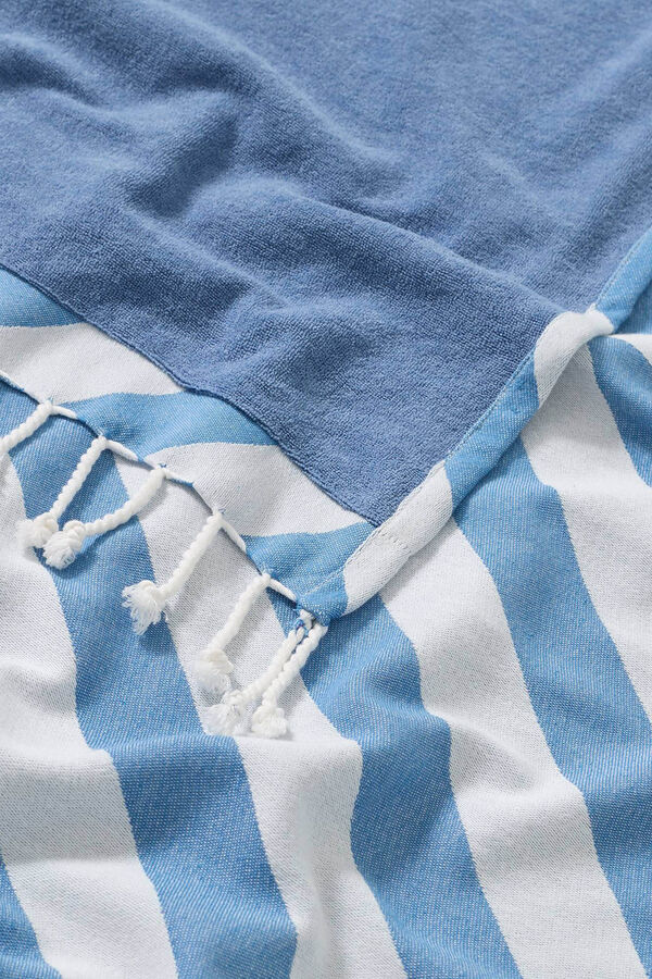 Womensecret Striped terry cloth beach towel Plava