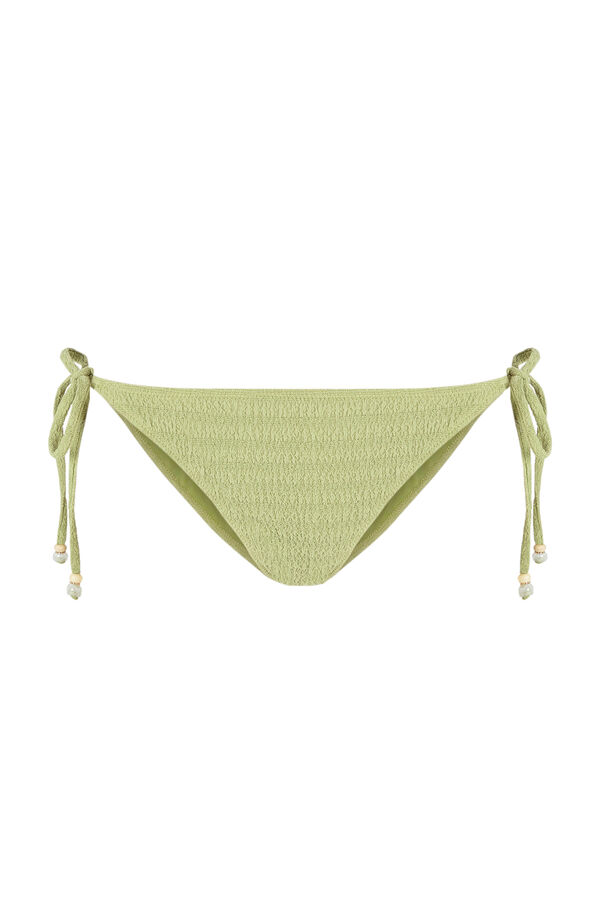 Womensecret Culotte bikini texture verte vert