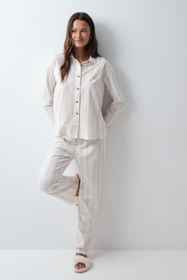 Women'secret Cowboy classic pyjamas beige