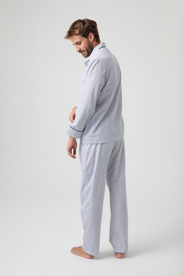 Kiff-Kiff Kiff Kiff &ndash; Gestreifter Pyjama aus 100 % Streifen Wei&szlig;