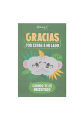 Mr. Wonderful Postal - Gracias por estar a mi lado cuando te he necesitado estampado