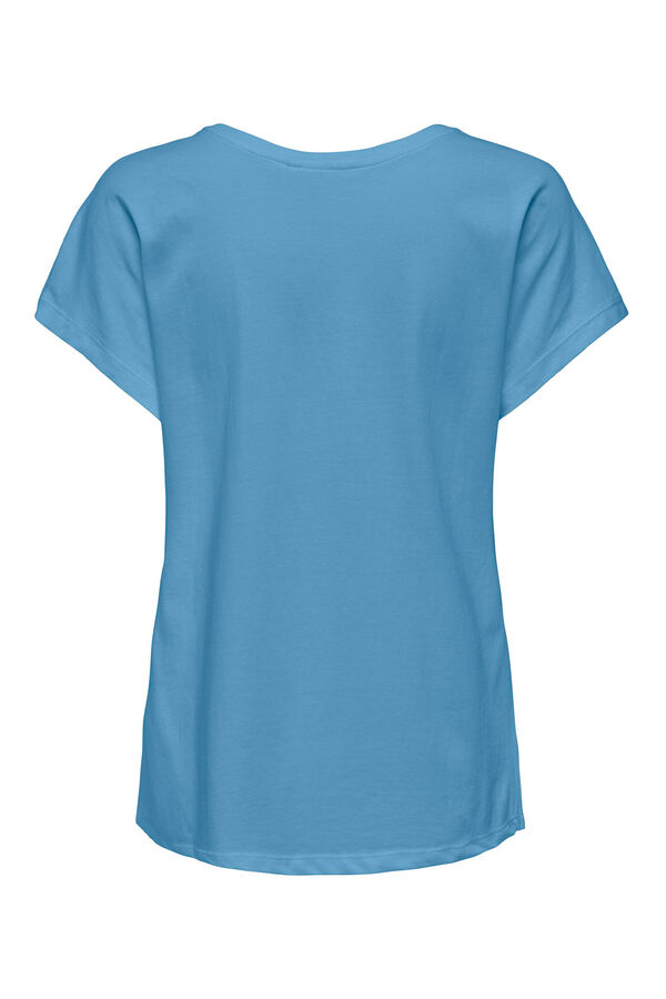 Womensecret Camiseta estampada blue