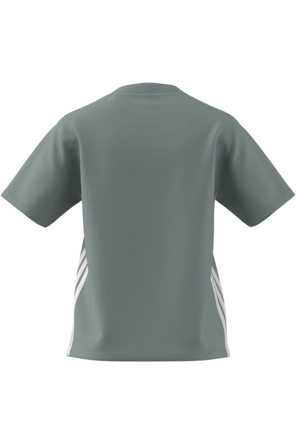 Adidas Camiseta casual 3 bandas Essentials verde